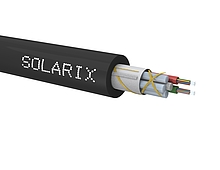 Produkt Venkovní kabel ADSS 4KN Solarix 12vl 9/125 PE F<sub>ca</sub> černý SXKO-ADSS-4KN-12-OS-PE-P - Solarix - Kabel optický