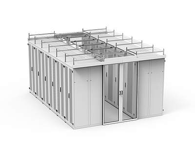 Produkt Zvýšená střecha studené uličky 800 mm, RAL 7035 - Solarix - Datová centra