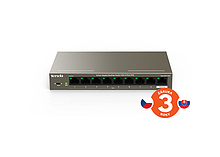 Produkt Tenda TEG1109P-8-102W 9xRJ45 Gigabit Switch s 8x PoE 802.3af/at + 1x Uplink 10/100/1000Mbps, celkem 102W - Tenda - Switche