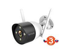 Produkt Tenda CT6 - venkovní IP WiFi 2K (3MP) kamera s přenosem zvuku, noční vidění 30m, RJ45, IP66, Android, iOS - Tenda - Zabezpečení