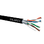 Produkt Instalační kabel Solarix CAT6A STP PE F<sub>ca</sub> 500m/cívka SXKD-6A-STP-PE - Solarix - Kabely drát