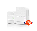 Produkt Tenda PH10 Powerline Gigabit adapter AV1000, extender Wi-Fi AC 633 Mb/s. powerline 1000 Mb/s, 2x GLAN, HomeplugAV2, 2ks - Tenda - LAN pro 230V