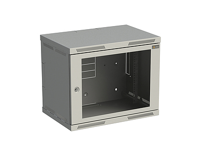 Produkt RozvadÄÄ nÃ¡stÄnnÃ½ SENSA 9U 400mm, dveÅe sklo, RAL 7035, SENSA-9U-64-11-G - Solarix - NÃ¡stÄnnÃ© 19"