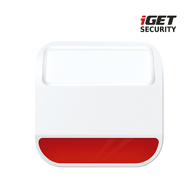 Produkt iGET SECURITY MP11 - Bezdrátová venkovní siréna napájená baterií nebo ze sítě pro alarm iGET SECURITY M6-4G - iGET - Zabezpečení