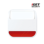 Produkt iGET SECURITY MP11 - bezdrátová venkovní siréna napájená baterií nebo ze sítě pro alarm iGET SECURITY M6-4G - iGET - Zabezpečení