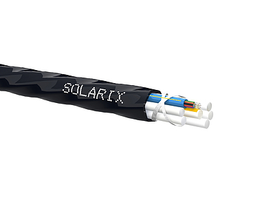 Produkt ZafukovacÃ­ kabel MICRO Solarix 12vl 9/125 HDPE F<sub>ca</sub> ÄernÃ½ SXKO-MICRO-12-OS-HDPE - Solarix - Kabel optickÃ½