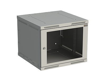 Produkt RozvadÄÄ nÃ¡stÄnnÃ½ SENSA 9U 600mm, dveÅe sklo, RAL 7035, SENSA-9U-66-11-G - Solarix - NÃ¡stÄnnÃ© 19"