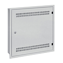 Produkt Rozvaděč SOHO LC-18 do zdi  s lištami 2U, 4U a 11U, 550x550 šedá RAL7035 s rámečkem k zazdění - Solarix - Nástěnné 19"